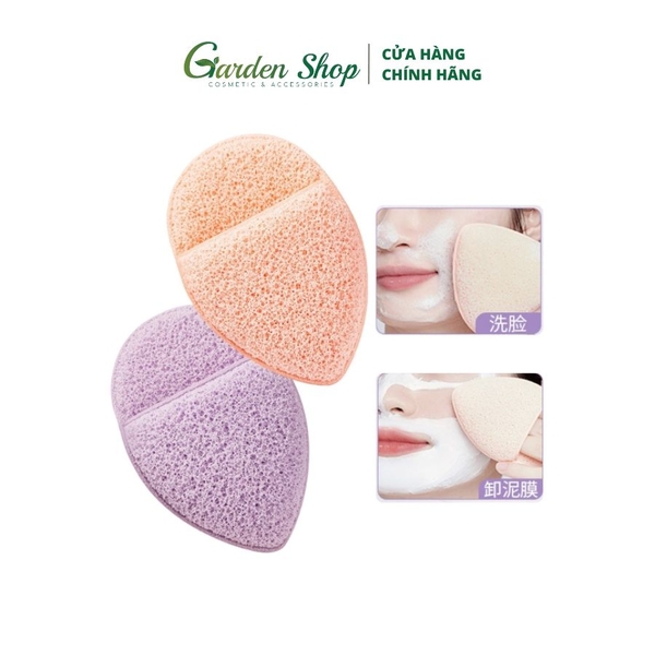 Bọt Biển Rửa Mặt Găng Tay Làm Sạch Puff Làm Sạch Sâu GECOMO Loại Size XL Cở Lớn Mềm Mại - G2098