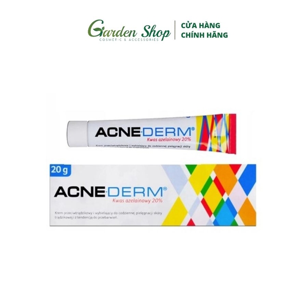 Kem Trị Mụn, Mờ Thâm Acne-Derm Kwas Azelainowy 20% 20g