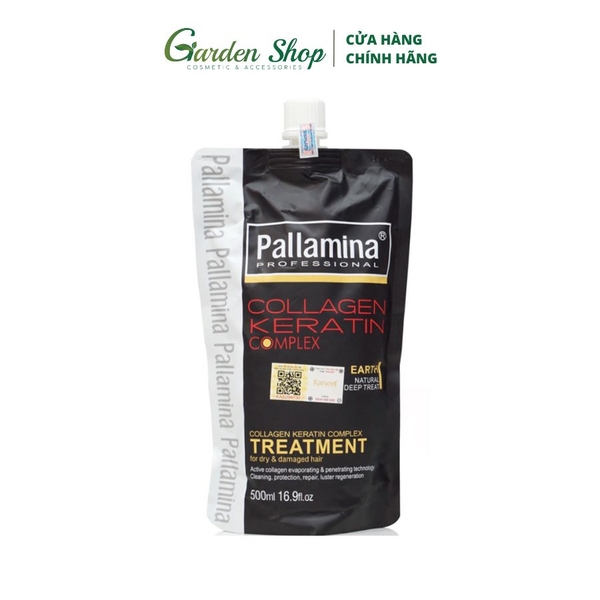 Kem Hấp Pallamina Collagen Keratin Complex Treatment 500ml