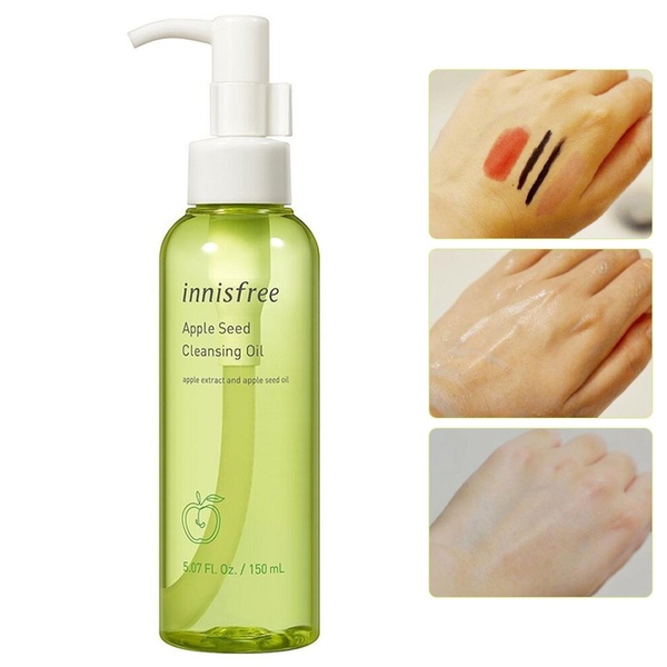 Dầu Tẩy Trang Chiết Xuất Tinh Chất Hạt Táo Xanh Innisfree Apple Seed Cleansing Oil 150ml