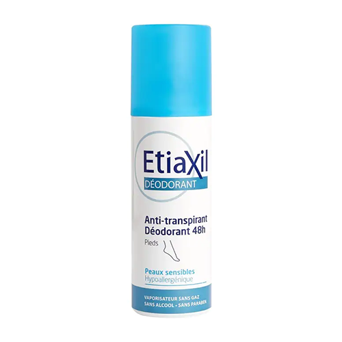 Xịt Khử Mùi Mồ Hôi Chân EtiaXil Deodorant Anti-transpirant 48h Pieds Feet 100ml