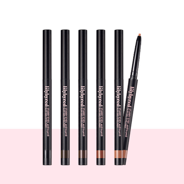 Chì Kẻ Mắt Siêu Mảnh, Lâu Trôi Lilybyred Starry Eyes am9 to pm9 Slim Gel Eyeliner