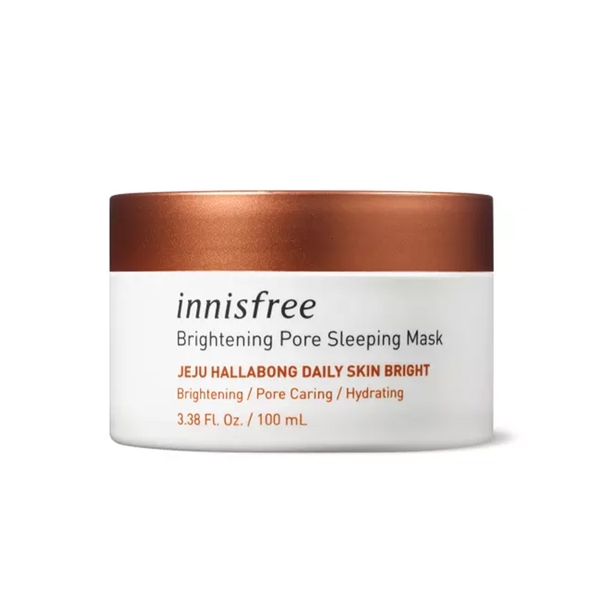 Mặt Nạ Ngủ Dưỡng Sáng Da, Se Khít Lỗ Chân Lông Innisfree Brightening Pore Sleeping Mask 100ml