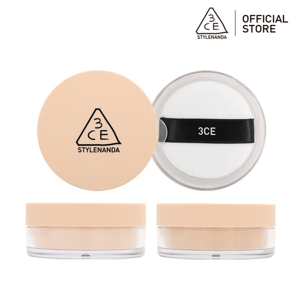 Phấn Phủ Bột Cho Lớp Trang Điểm Tự Nhiên Bền Màu 3CE Natural Finish Loose Powder 8.5g