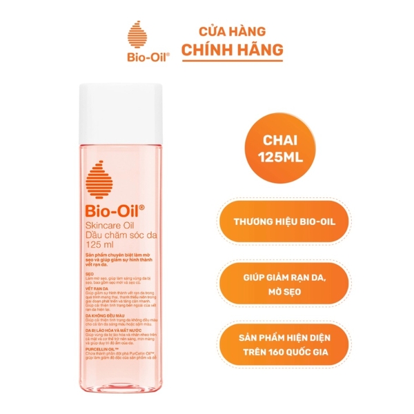 Tinh Dầu Bio-Oil Mờ Sẹo Và Giảm Rạn Da 125ml