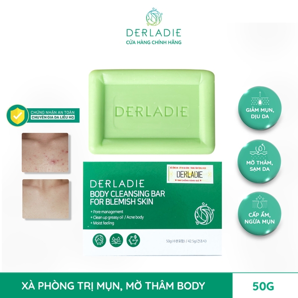 Xà phòng Derladie Body Cleansing Bar For Blesmish Skin 42.5g