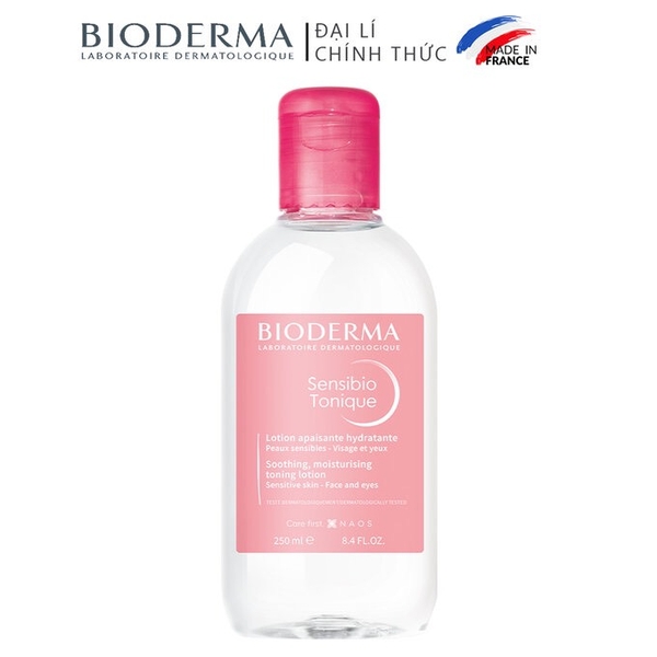 Nước Hoa Hồng Cho Da Nhạy Cảm Bioderma Sensibio Tonique 250ml