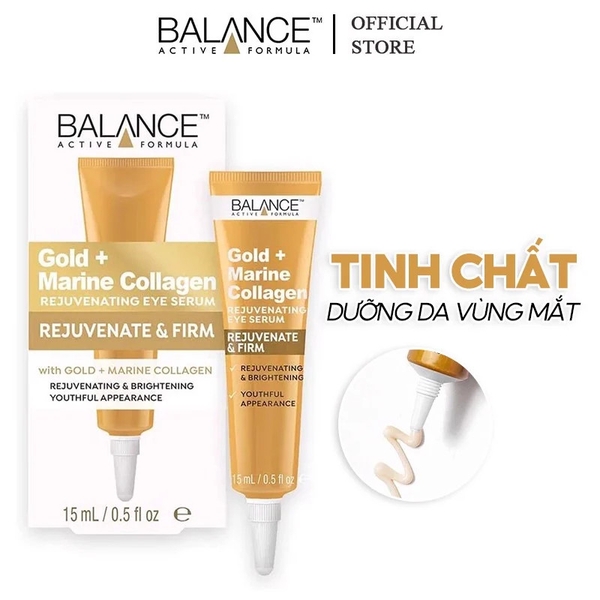 Tinh Chất Dưỡng Da Vùng Mắt Ngừa Lão Hóa Balance Active Formula Gold + Marine Collagen Rejuvenating Eye Serum 15ml