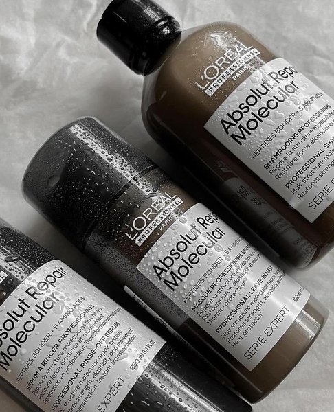(NEW) L’Oreal Absolut Molecular bộ phục hồi tóc tái tạo siêu phân tử