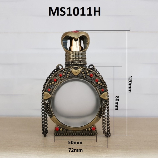 Chai Dubai Nam kiểu F đá màu đỏ 30ml