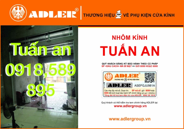 ADLER CÙNG NHÔM KÍNH TUẤN AN ĐẾN VỚI MỌI CÔNG TRÌNH