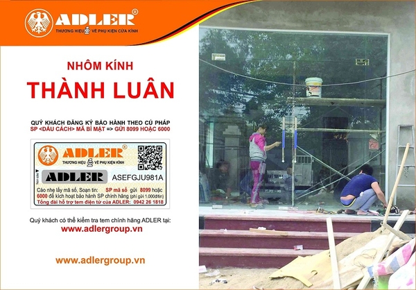 NHÔM KÍNH THÀNH LUÂN TẠO BƯỚC ĐỘT PHÁ MỚI CÙNG ADLER!