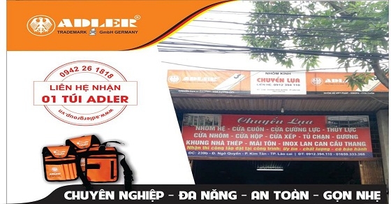 NHÔM KÍNH CHUYỂN LỤA  SÁT CÁNH CÙNG ADLER XÂY DỰNG THƯƠNG HIỆU