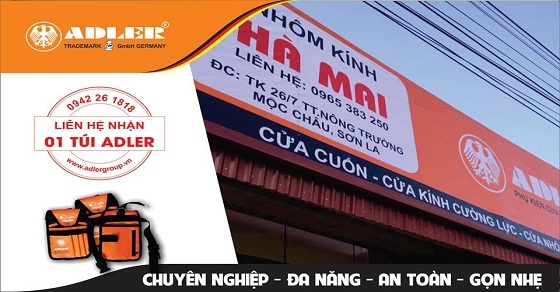 TÌNH BẠN THÂN THIẾT  GIỮA NHÔM KÍNH HÀ MAI VÀ BẢN LỀ SÀN ADLER