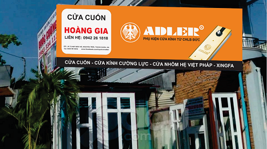 CHƯƠNG TRÌNH HỖ TRỢ IN BẠT LÀM BIỂN CỬA HÀNG CHO CÁC ĐƠN VỊ ĐANG PHÂN PHỐI - LẮP ĐẶT SẢN PHẨM ADLER