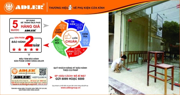 NHÔM KÍNH THẮNG BĂNG ĐEM PHÉP MÀU ADLER ĐẾN VỚI CĂN NHÀ VIỆT