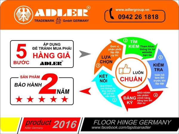 5 BƯỚC ÁP DỤNG ĐỂ TRÁNH MUA PHẢI HÀNG GIẢ ADLER