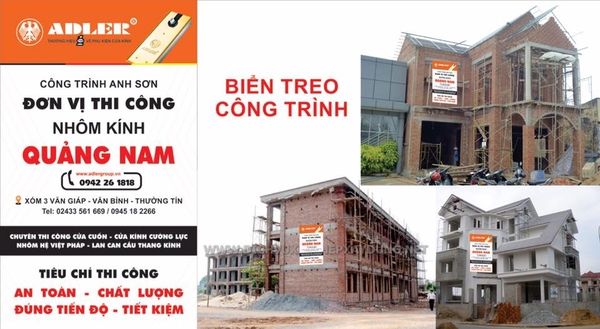 BIỂN TREO CÔNG TRÌNH