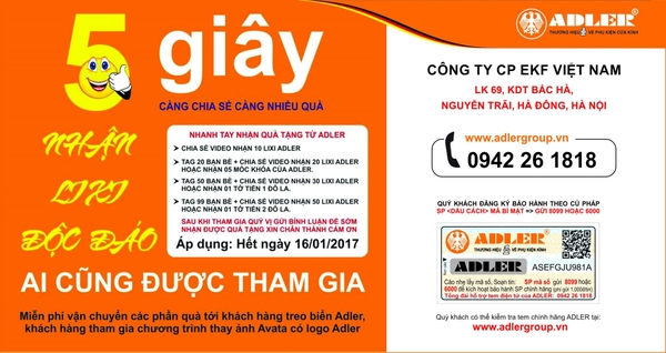 5 GIÂY THAO TÁC ĐỂ NHẬN NHỮNG BAO LÌ XÌ VÀ CÁC PHẦN QUÀ ĐỘC ĐÁO CÙNG ADLER.