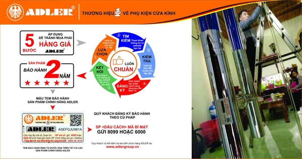 PHỤ KIỆN KÍNH ADLER - CÙNG ĐỘI THỢ ĐEM ĐẾN KHÔNG GIAN SỐNG ĐẲNG CẤP CHO GIA ĐÌNH BẠN