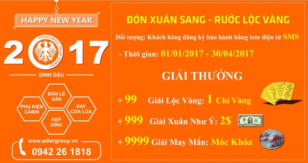ADLER TÍCH CỰC TUYÊN TRUYỀN CHƯƠNG TRÌNH: ĐÓN XUÂN SANG RƯỚC LỘC VÀNG.