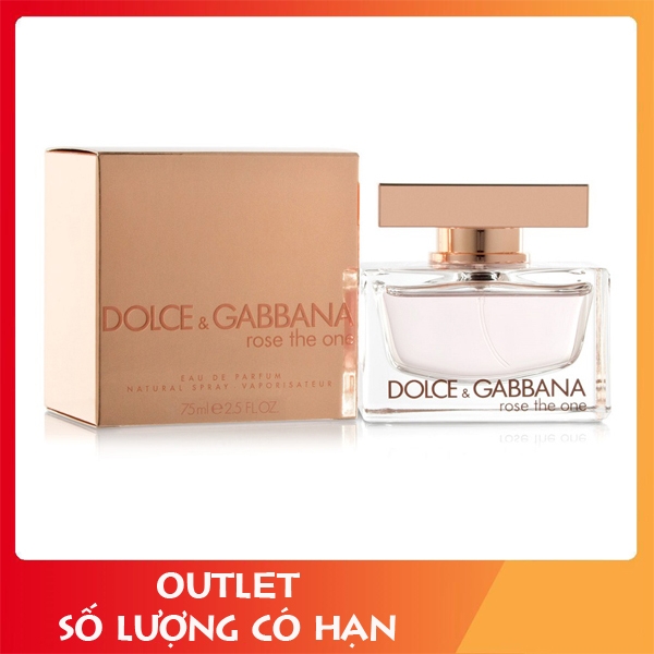 Nước Hoa Dolce & Gabbana Rose The One 75ml Trẻ Trung, Quyến Rũ OL155