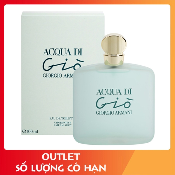 Nước Hoa Giò Nữ, Aquadi Giò For Women EDT 100ml OL266. Sang Trọng & Quyến Rũ