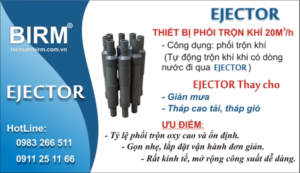 Bộ trộn khí công suất 20 khối