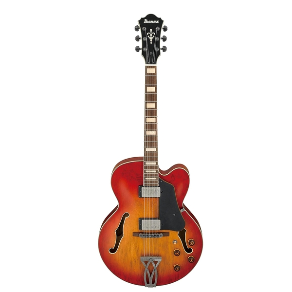 Ibanez Artcore Vintage AFV75 VAL Hollowbody Electric Guitar, Vintage Amber Burst Low Gloss