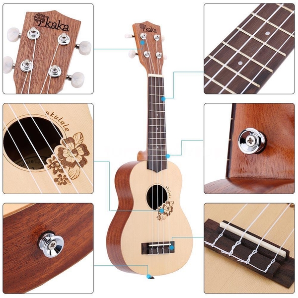 Đàn Ukulele Kaka Soprano KUS-FL