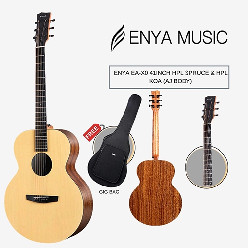 Đàn Guitar Acoustic Enya EM X0 Spruce 3/4