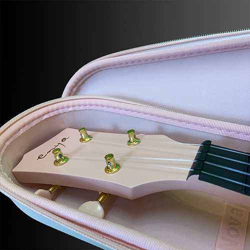 Đàn Ukulele Concert Enya Nova U Carbon Pink