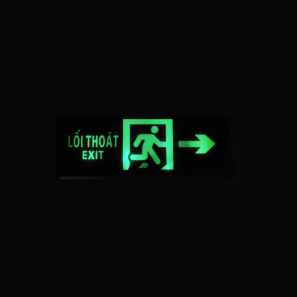 Đèn exit 2 mặt có chỉ hướng Bảo hộ lao động Nguyễn Nhung