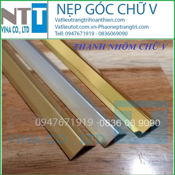 NẸP GÓC NHÔM CHỮ V