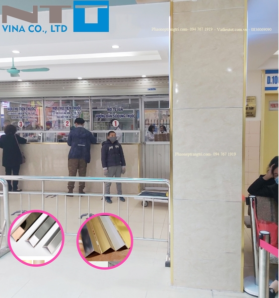 NẸP INOX CHỮ V15 GÓC