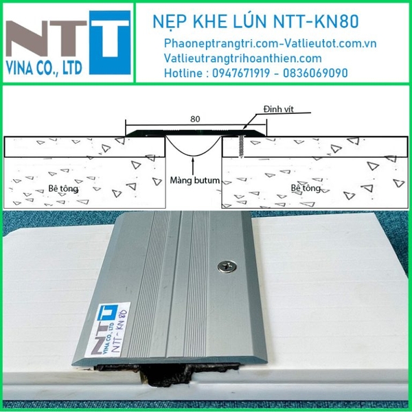 Nẹp che khe lún NTT-KN80 chính hãng NTT