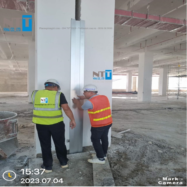 Nẹp inox khe lún tường NTT-KN120in