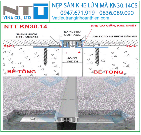NẸP SÀN KHE LÚN NẸP SÀN KHE CO GIÃN