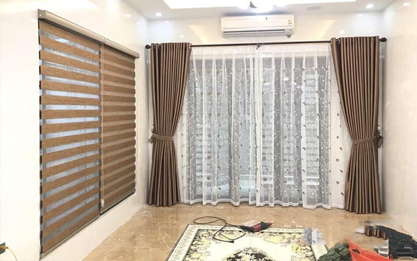 Mẫu rèm cửa cho căn hộ liền kề tại kho rèm vải Lào cai