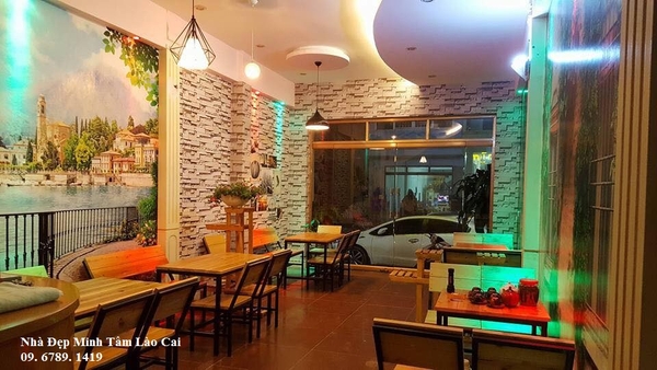 QUÁN CAFE ĐẸP LUNG LINH VỚI TRANH TƯỜNG 3D MINH TÂM LÀO CAI