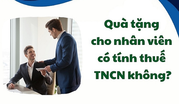 Về chính sách thuế TNCN đối với quà tặng bằng hiện vật trong các dịp lễ, tết, nhân viên ưu tú, bốc thăm trúng thưởng
