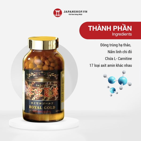 Đông trùng hạ thảo Royal Gold Tohchukasou