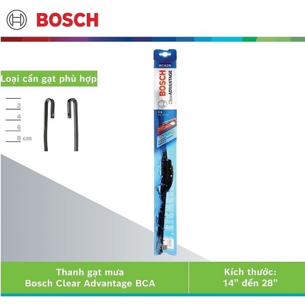 Chổi gạt mưa Bosch Clear Advantage (BCA) chính hãng