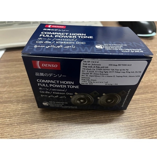 Còi đĩa Denso chính hãng 24V (cho xe tải)