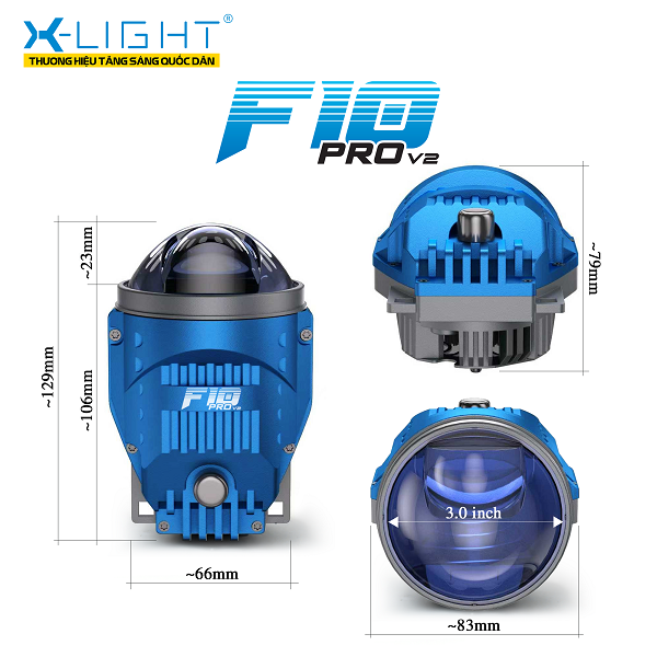 Bi gầm LED X - Light F10 Pro V2 3 màu