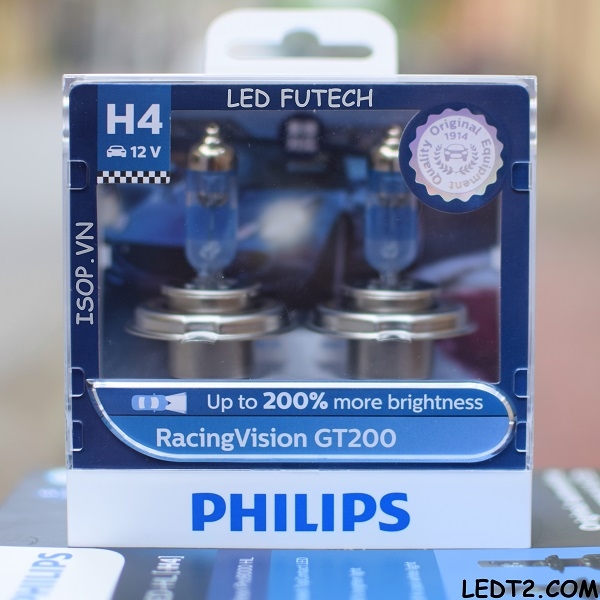 Đèn pha Halogen Philips Racing Vision GT200