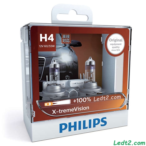 Đèn pha Halogen Philips Xtreme Vision +100%