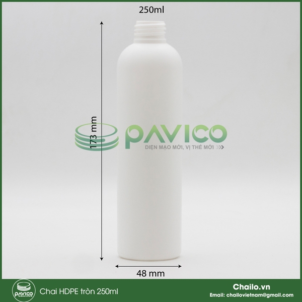chai-nhua-hdpe-250ml-tron-dai