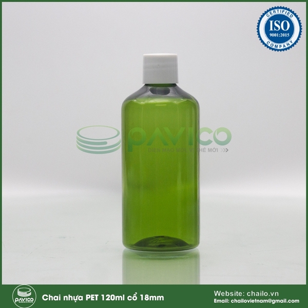 vo-chai-nhua-pet-120ml-xanh-la-co-18mm