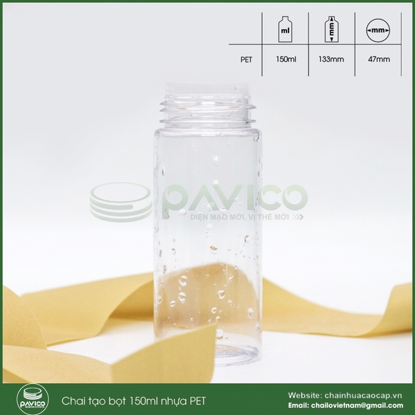 chai-pet-tao-bot-trong-150ml-nap-bom-kem-tao-bot